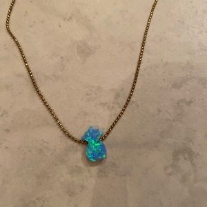 Opal Pineapple necklace